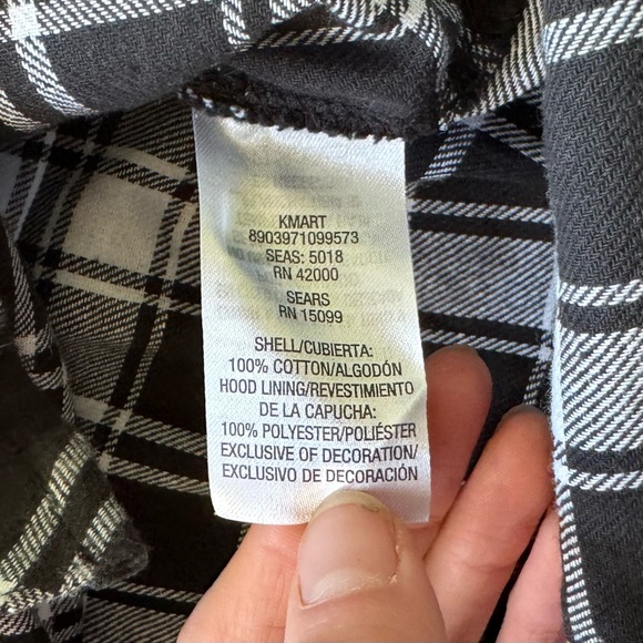 Adam Levine Hooded Sherpa Lined Flannel Shirt - Picture 6 of 6